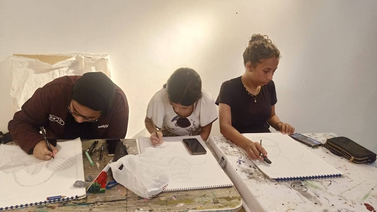 Mahmoud Saeed's Weekly Art Workshop