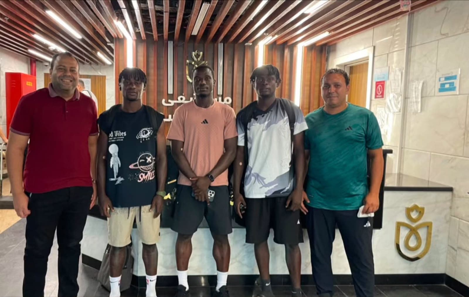 Port Said Health Checks Nigerian Rabat Players