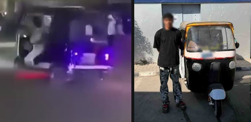 اعتقال سائق توك توك في القاهرة بعد قيادته المتهورة