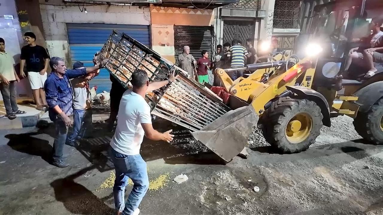 حملات لإزالة الإشغالات بكفرالشيخ والحامول