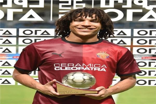 مروان عثمان بطلاً لمباراة الاتحاد وسيراميكا