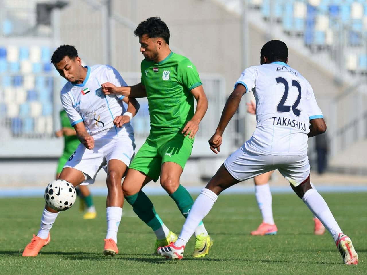 المصري يتغلب على دبا الفجيرة بثلاثة أهداف