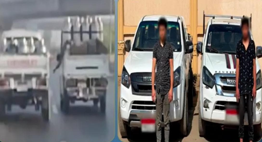 عرض خطر يقود لضبط سائقين في قويسنا