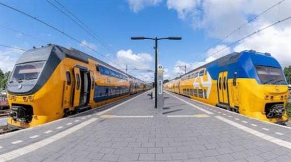 Train delays in southern Netherlands from forest fires
