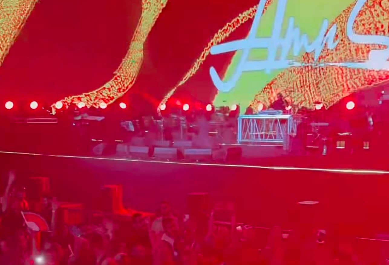 Sherine Abdel Wahab rehearses for El Alamein concert