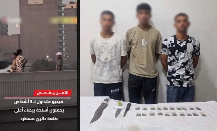الأمن يوقف 3 متهمين بأسلحة على الدائري في القليوبية