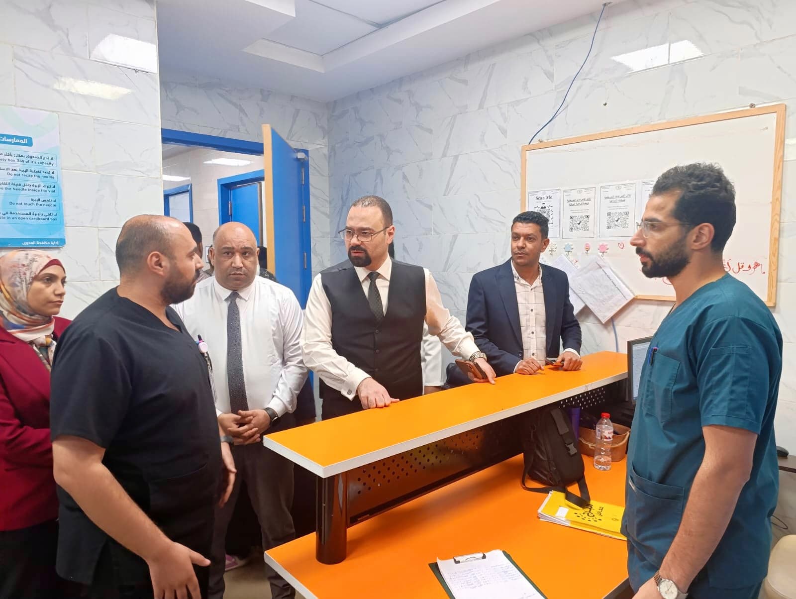 Aswan Governor Reviews Edfo Fever Hospital Development
