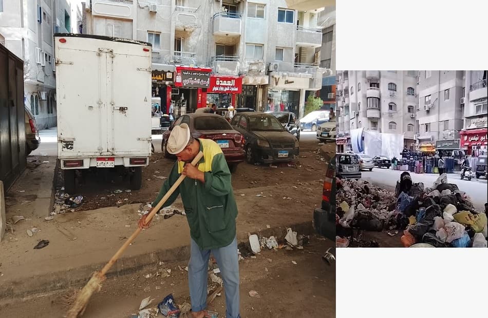 Giza Authority Cleans Agouza, Menara, Haram