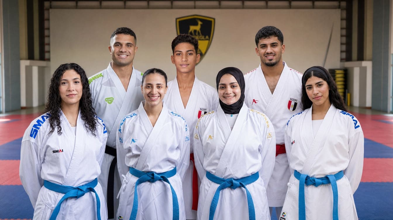 Wadi Degla Karate Team Wins at 2026 Africa Championship
