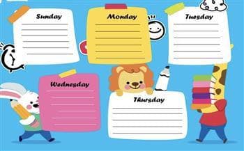 Daily schedule eases child's anxiety