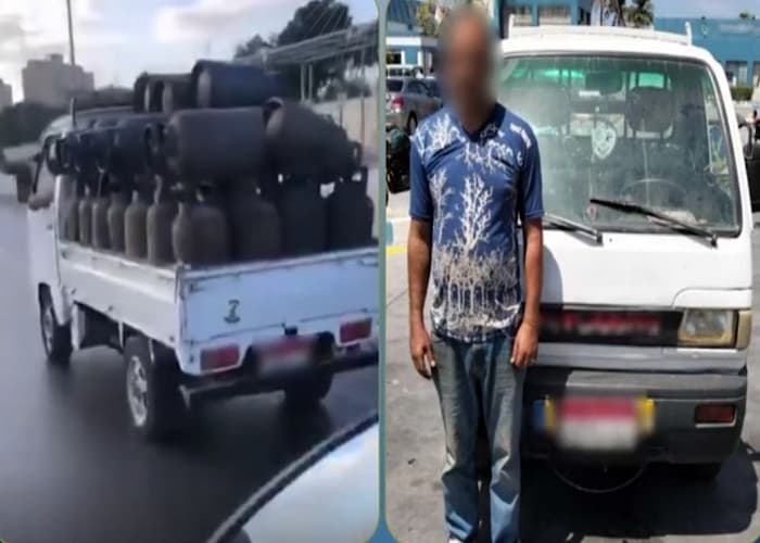 ضبط سائق ربع نقل لنقل غاز بدون تأمين في الإسكندرية