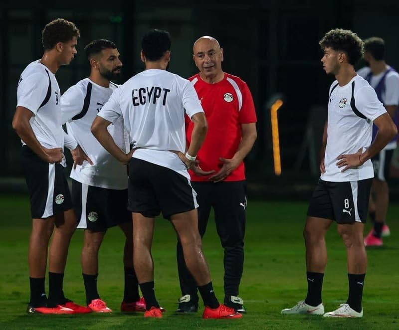 Egypt's team final training before Angola match