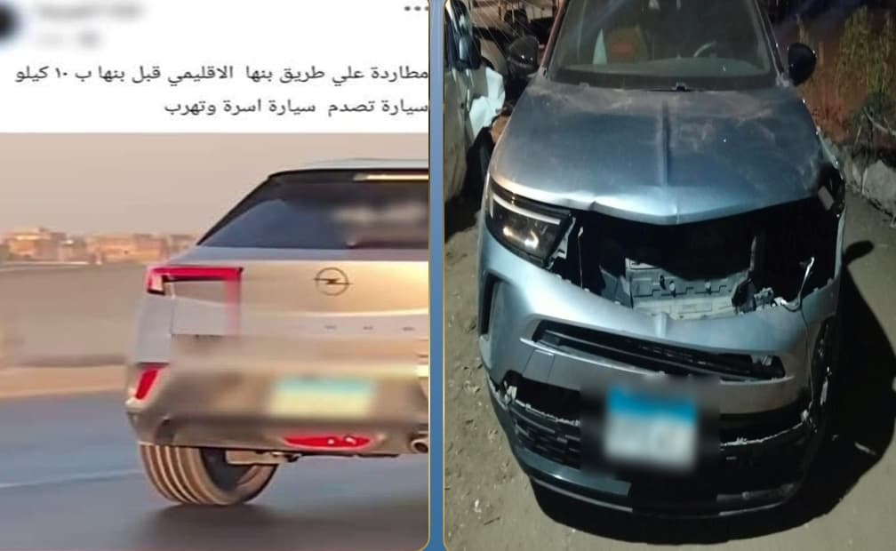 تطورات حادث تصادم سيارتين في القليوبية