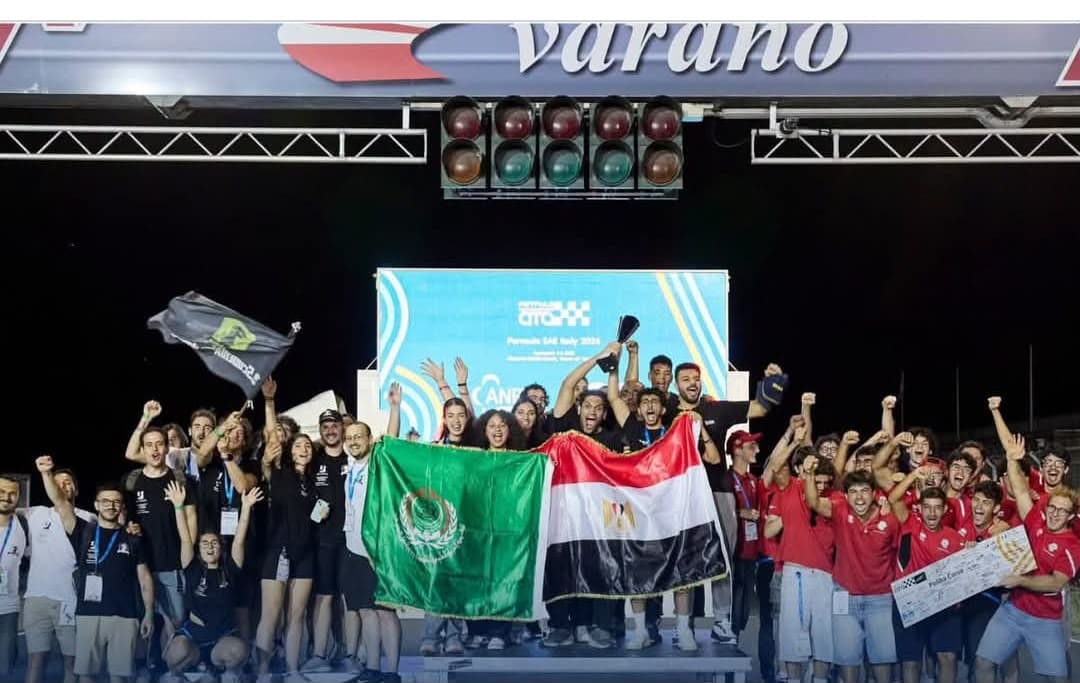 Arab Academy team wins at Formula Italy 2026