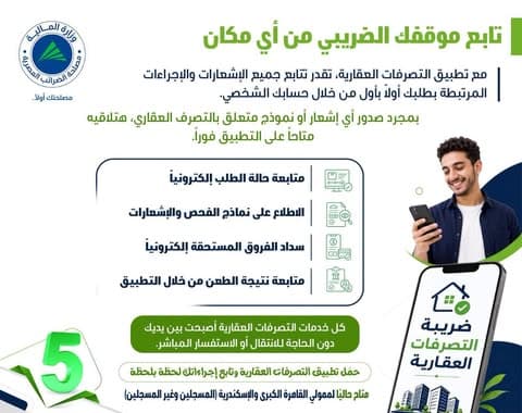 إطلاق تطبيق متابعة الإجراءات العقارية