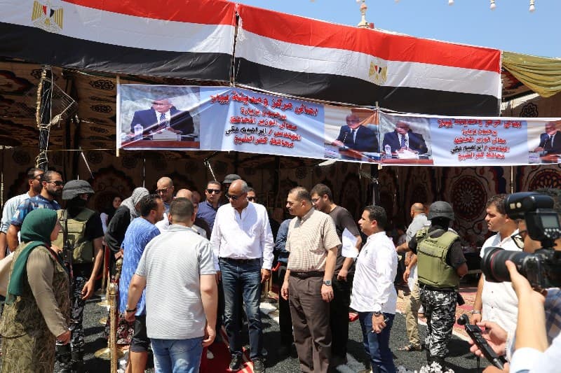 محافظ كفرالشيخ يفتتح معرض مدارس ببيلا
