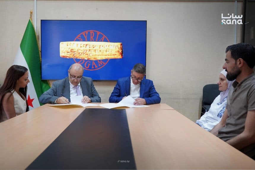 Antiquities Directorate Signs Restoring Agreements in Aleppo and Tartus