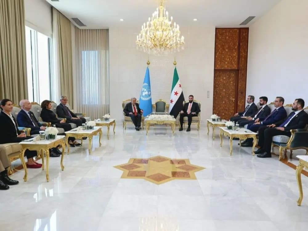 غوتيريش: الجولان سورية وسوريا تتعافى
