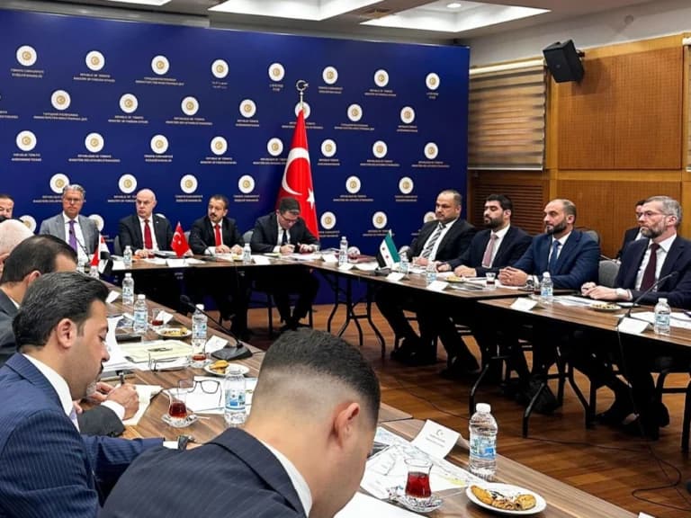 Syrian Delegation in Ankara on Trade and Travel