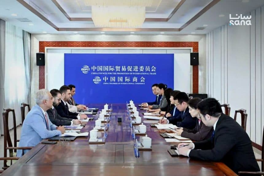 Syrian-Chinese Business Council Meeting in Beijing