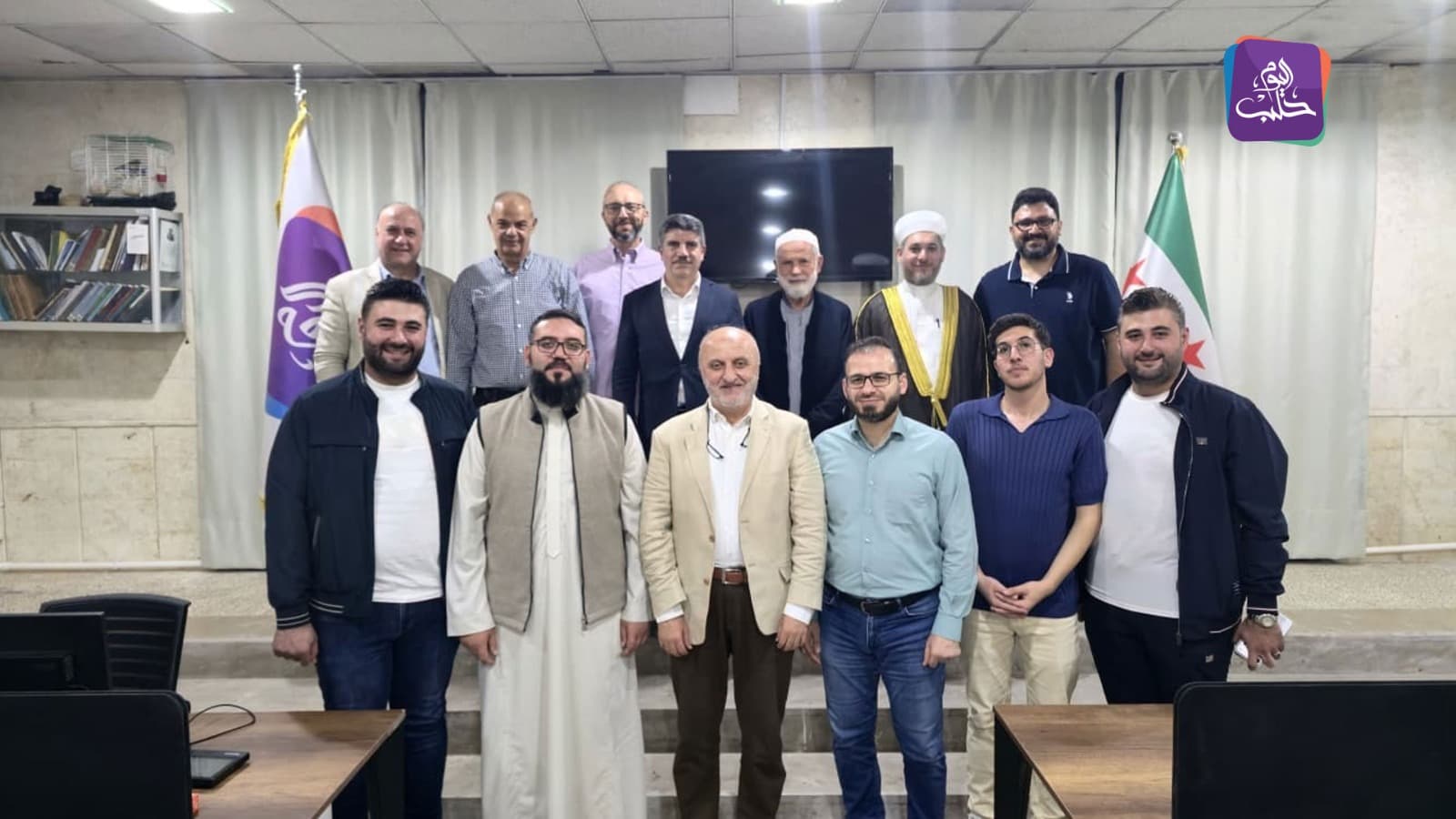 مستشار أقطاي يزور قناة حلب اليوم