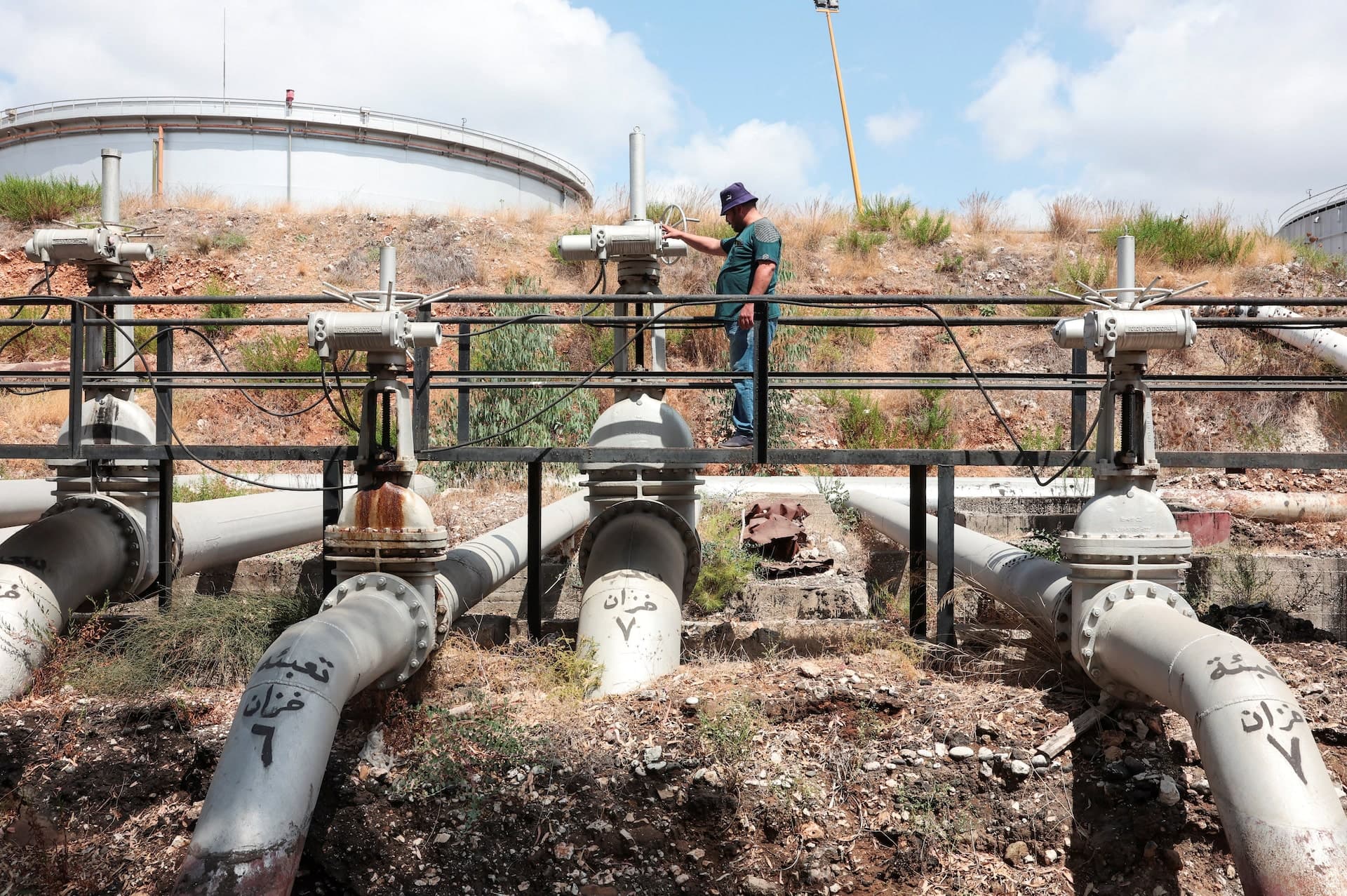 Gas pipeline explosion in Hasakah