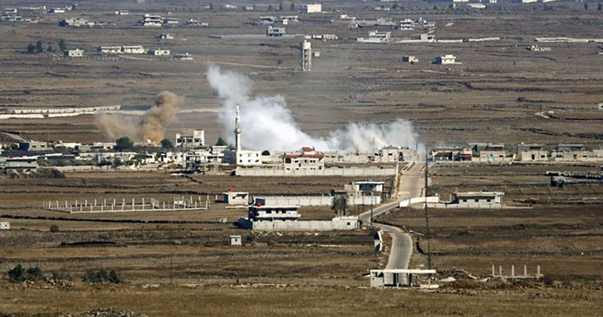 Occupation shells Rif town in Quneitra