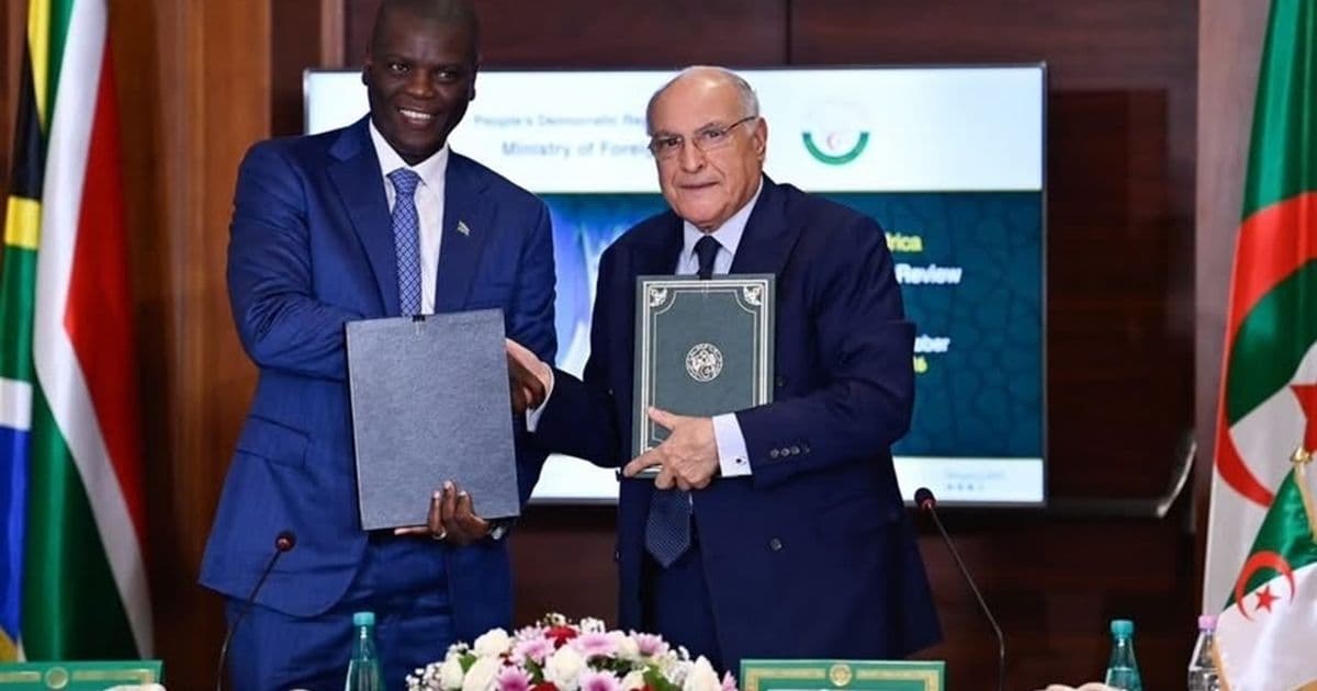 الجزائر وجنوب إفريقيا تتفقان على طرق لتعزيز الشراكة