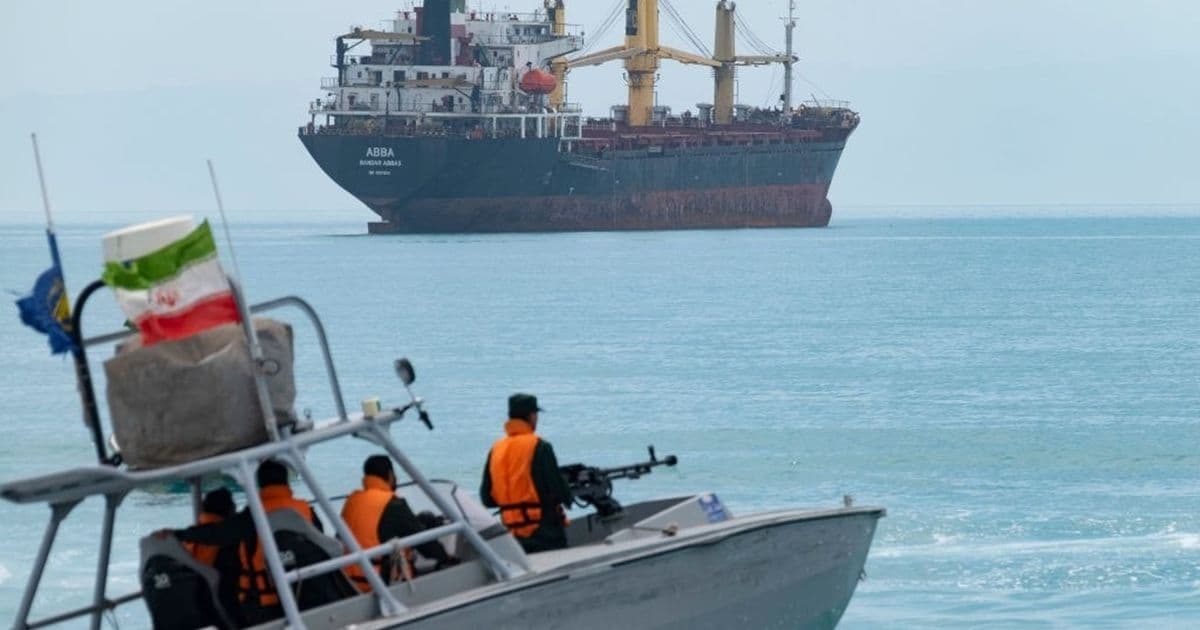 Oil tanker hits mines in Hormuz