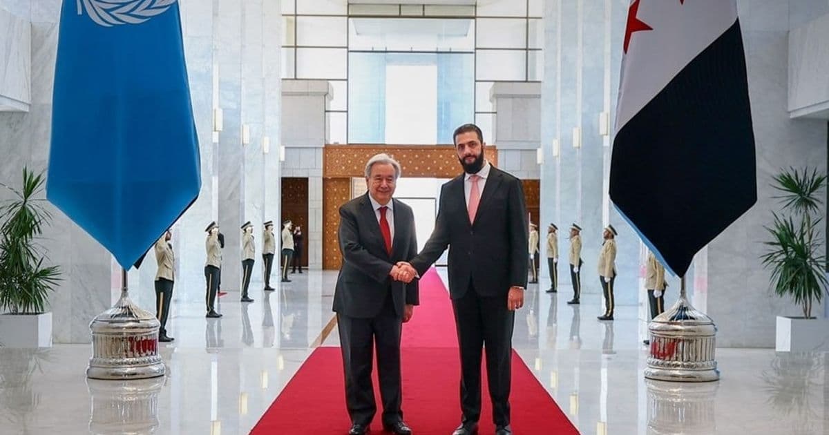 غوتيريش يدعو لرفع عقوبات سوريا