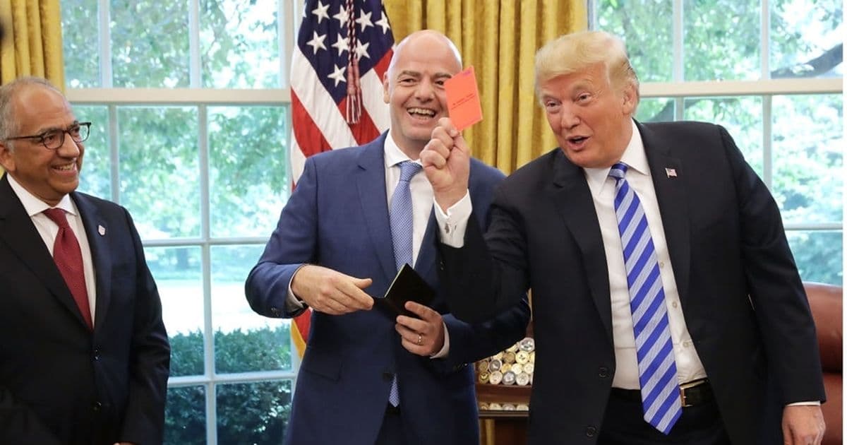Trump-Infantino ties become political issue