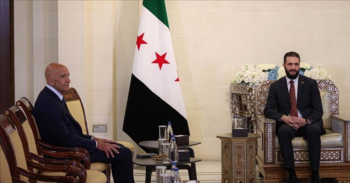 الشرع يستقبل مبعوث أمريكا في دمشق