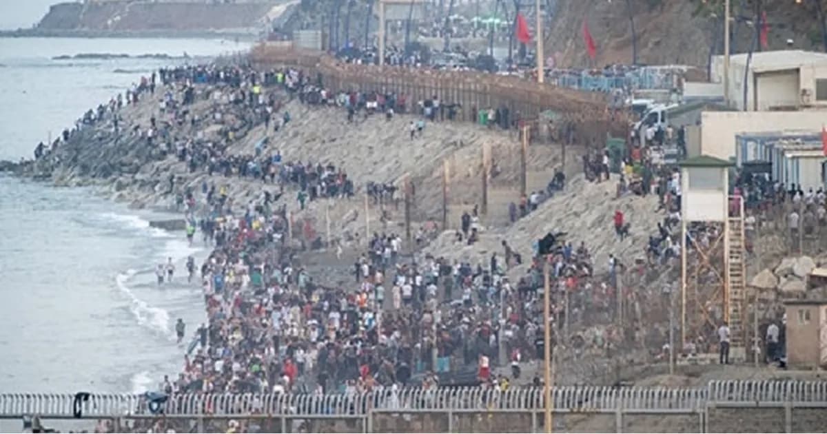 Moroccan police detain 294 at Ceuta border