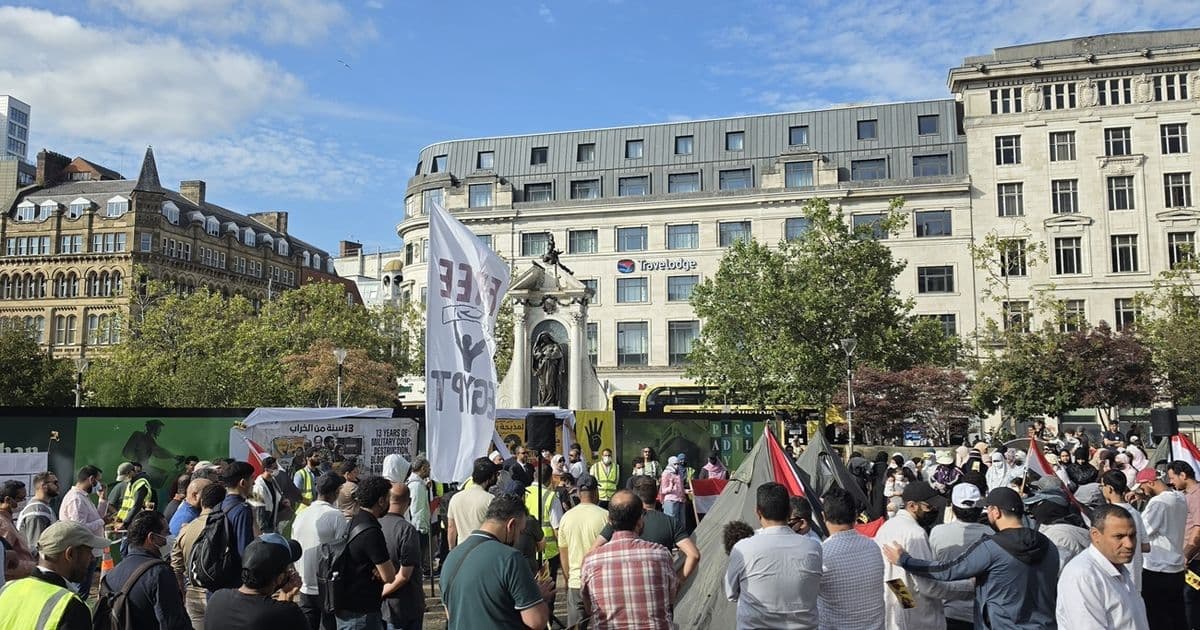 Egyptians in Manchester mark Raba anniversary