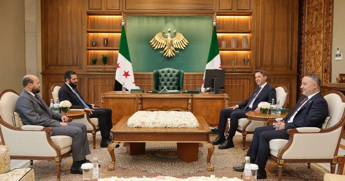 الشرع يستقبل وزيرا تركيا بعد تصعيد إسرائيلي