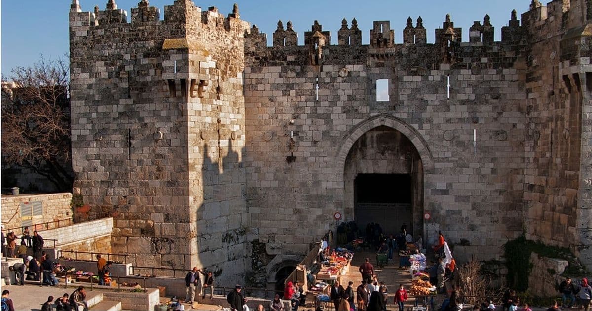 Interactive map of Jerusalem gates