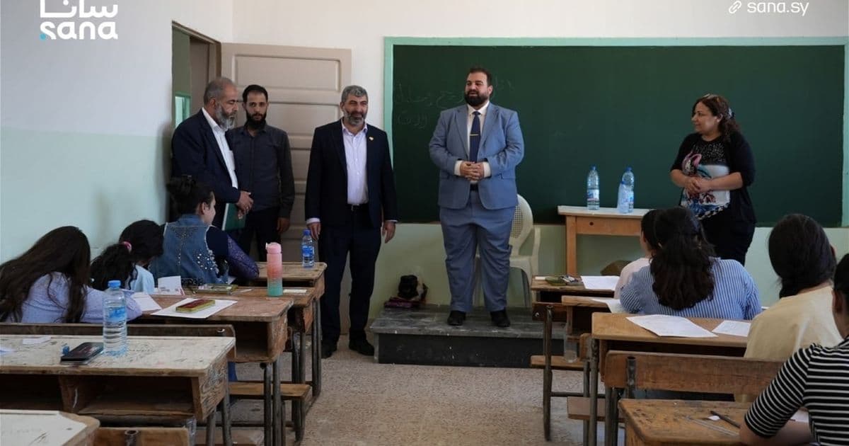 Sweida Exams Underway and Tarif Al-Hajri's Message