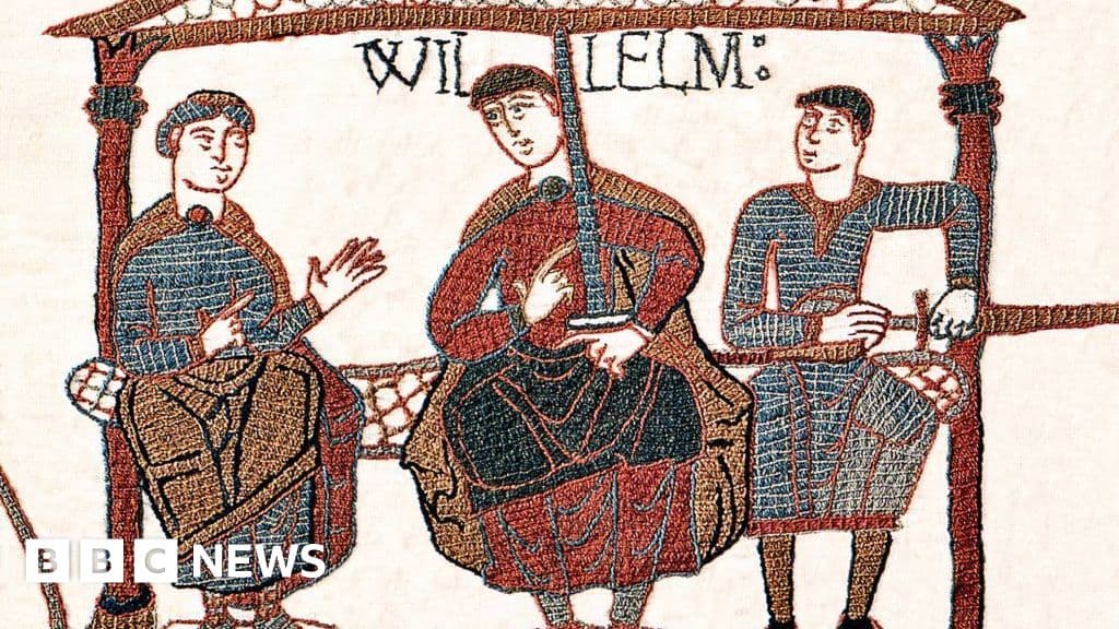 Charles, Macron, Burnham see Bayeux Tapestry