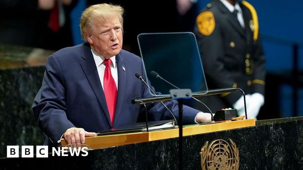 Trump states UN will decide on Iran approach