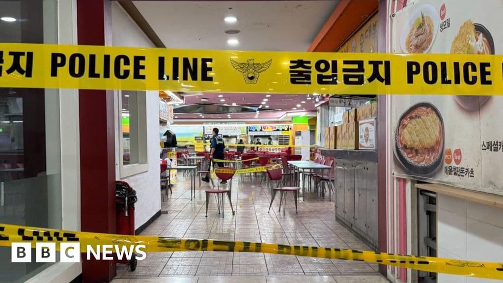 South Korea supermarket stabbing injuries