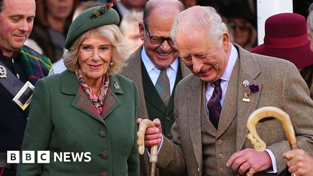 King and Queen attend Braemar Gathering