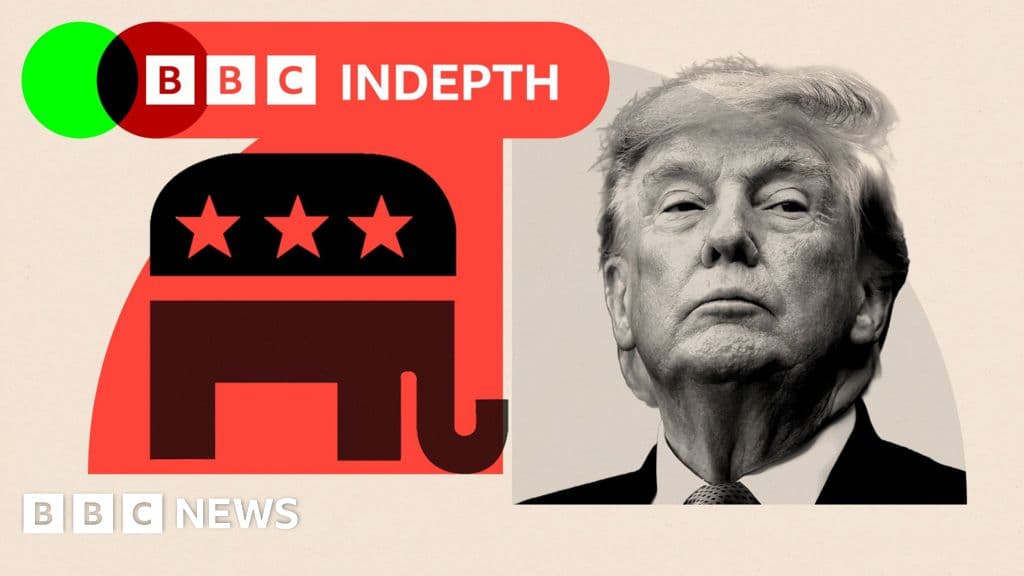 Republican candidates navigate Trump מורע
