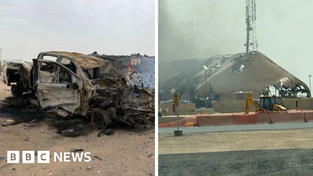 Photos reveal extensive US site damage from Iran