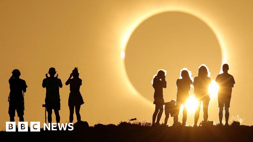 UK and Europe witness rare solar eclipse