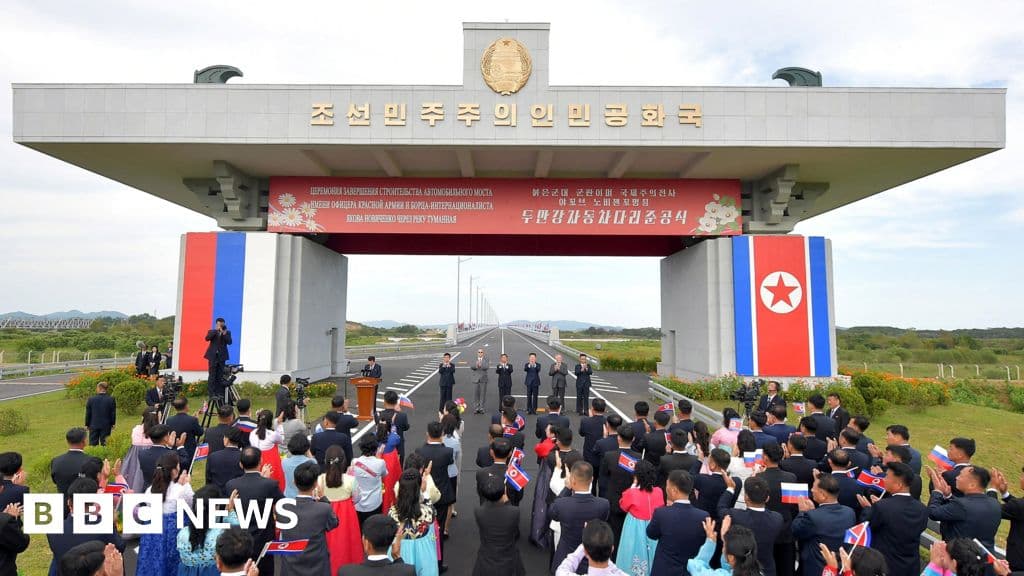 North Korea-Russia unveil first shared bridge