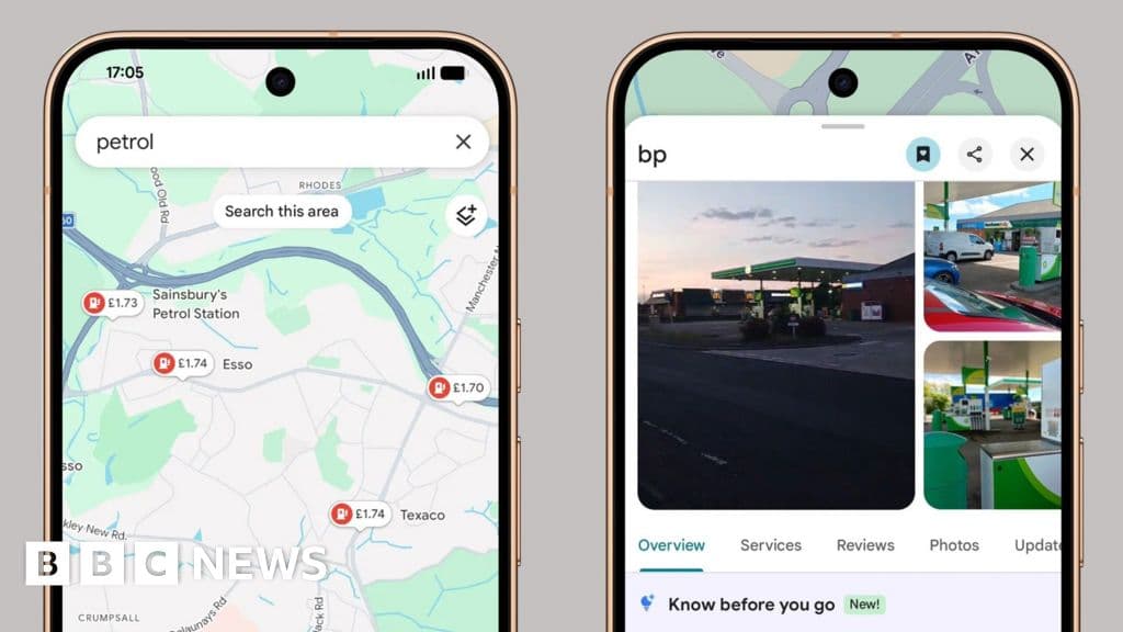 Google Maps now show fuel prices