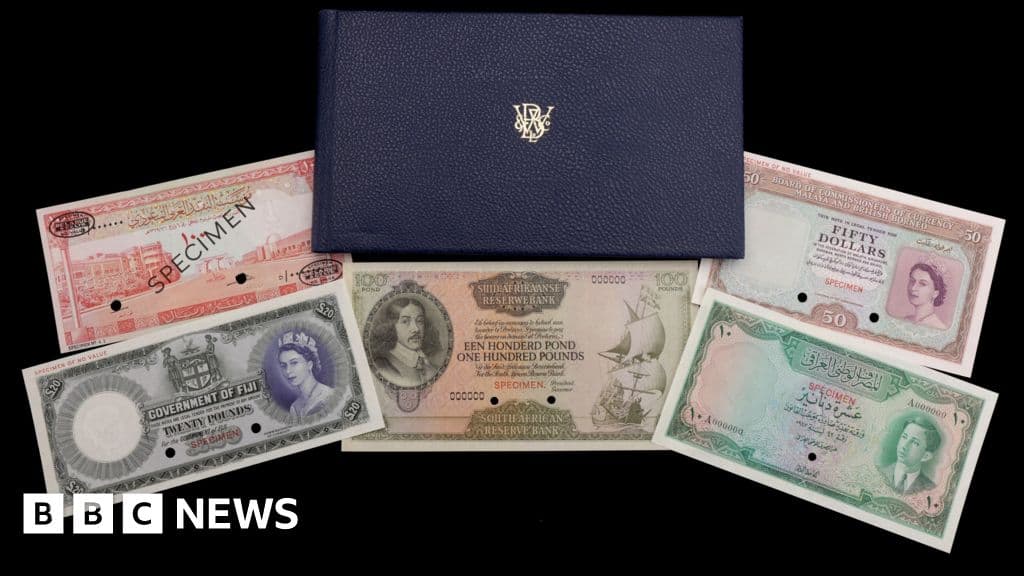 Rare banknotes donated sell for over £85,000
