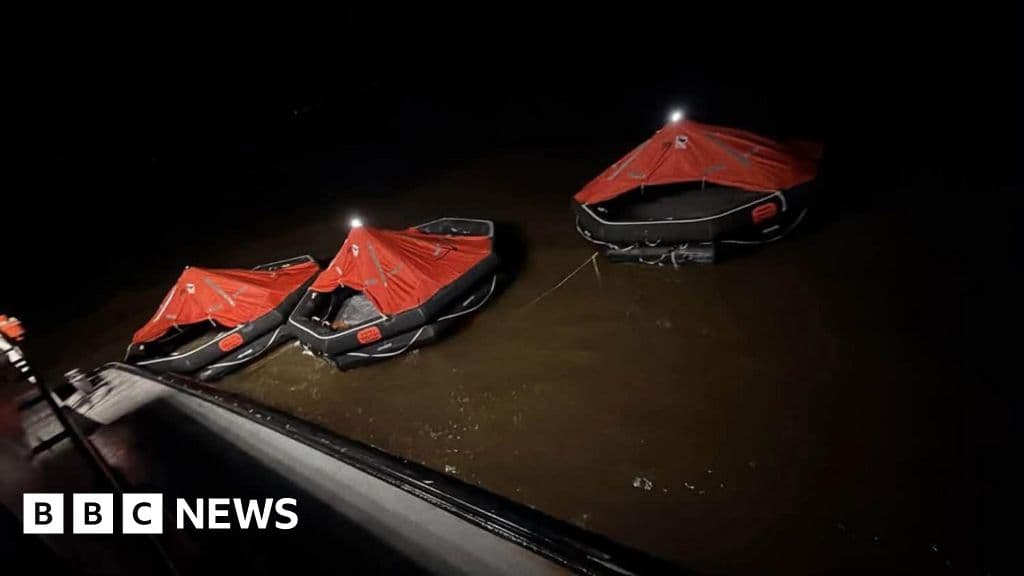 Ferry with 116 passengers sinks off Guyana
