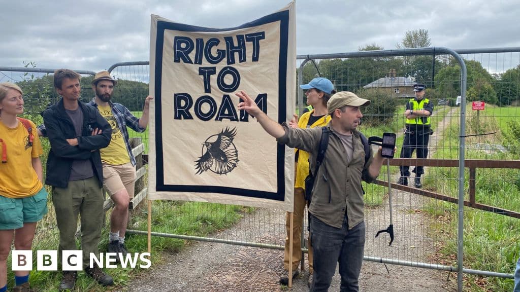 Trespass Protest in Makerfield