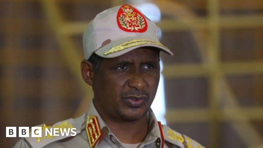 حميدتي، قائد قوات الدعم السريع في السودان، يُحكم عليه بالإعدام بتهمة جرائم الحرب